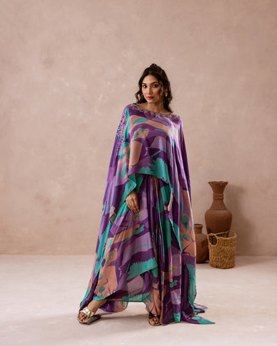 PAI DRAPE SKIRT & CAPE SET