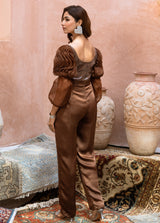 CHOC0LATE JUMPSUIT