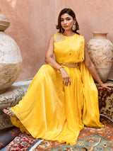 SUNFLOWER DRAPE SAREE