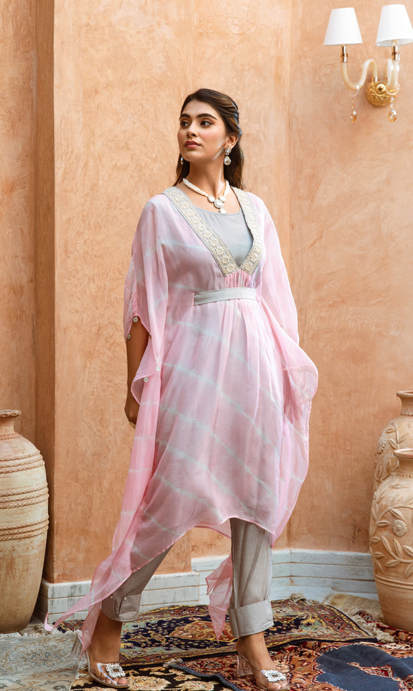 LEHERIYA KAFTAN SET