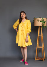 SUNSHINE LINEN DRESS