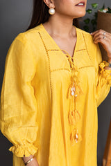 SUNSHINE LINEN DRESS