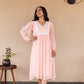 PEASANT SLEEVE DRESS