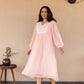 PEASANT SLEEVE DRESS