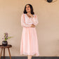 PEASANT SLEEVE DRESS