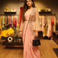 PINK DRAPE SAREE