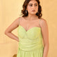 LIMEY RUFFLE DRESS