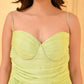 LIMEY RUFFLE DRESS