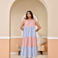 ICY TIERED DRESS