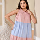 ICY TIERED DRESS