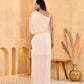 CARAMEL ONE SHOULDER DRAPE