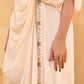 CARAMEL ONE SHOULDER DRAPE