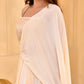 CARAMEL DRAPE SAREE SET