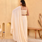 CARAMEL DRAPE SAREE SET