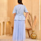 SLUSHY SKIRT SET (BLUE)