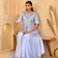 SLUSHY SKIRT SET (BLUE)