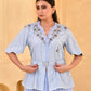 SLUSHY SKIRT SET (BLUE)