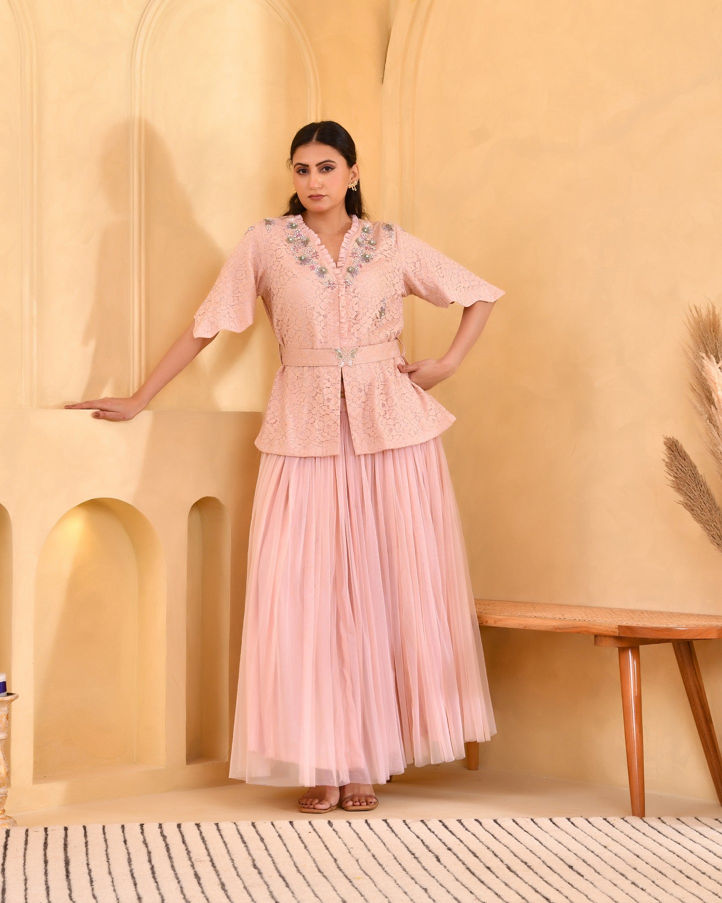 SLUSHY SKIRT SET (PINK)