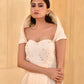 CARAMEL RING DRAPE DRESS