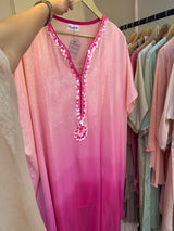 SEQUIN GEORGETTE OMBRE KAFTAN SET