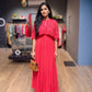 CHERRY CAPE GOWN