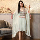 GREEN MUKAISH KAFTAN