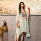 GREEN MUKAISH KAFTAN