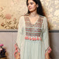 GREEN MUKAISH KAFTAN