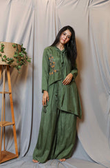 BOTTLE GREEN CO-ORD SET