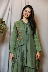 BOTTLE GREEN CO-ORD SET