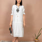 PEARL CHANDERI MIDI DRESS
