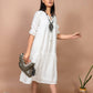 PEARL CHANDERI MIDI DRESS