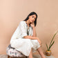 PEARL CHANDERI MIDI DRESS