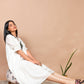 PEARL CHANDERI MIDI DRESS