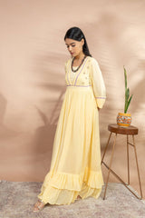 FALAK FRILL GOWN