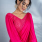 GULAAB DRAPE SAREE SET