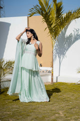 MINT LEHENGA SET