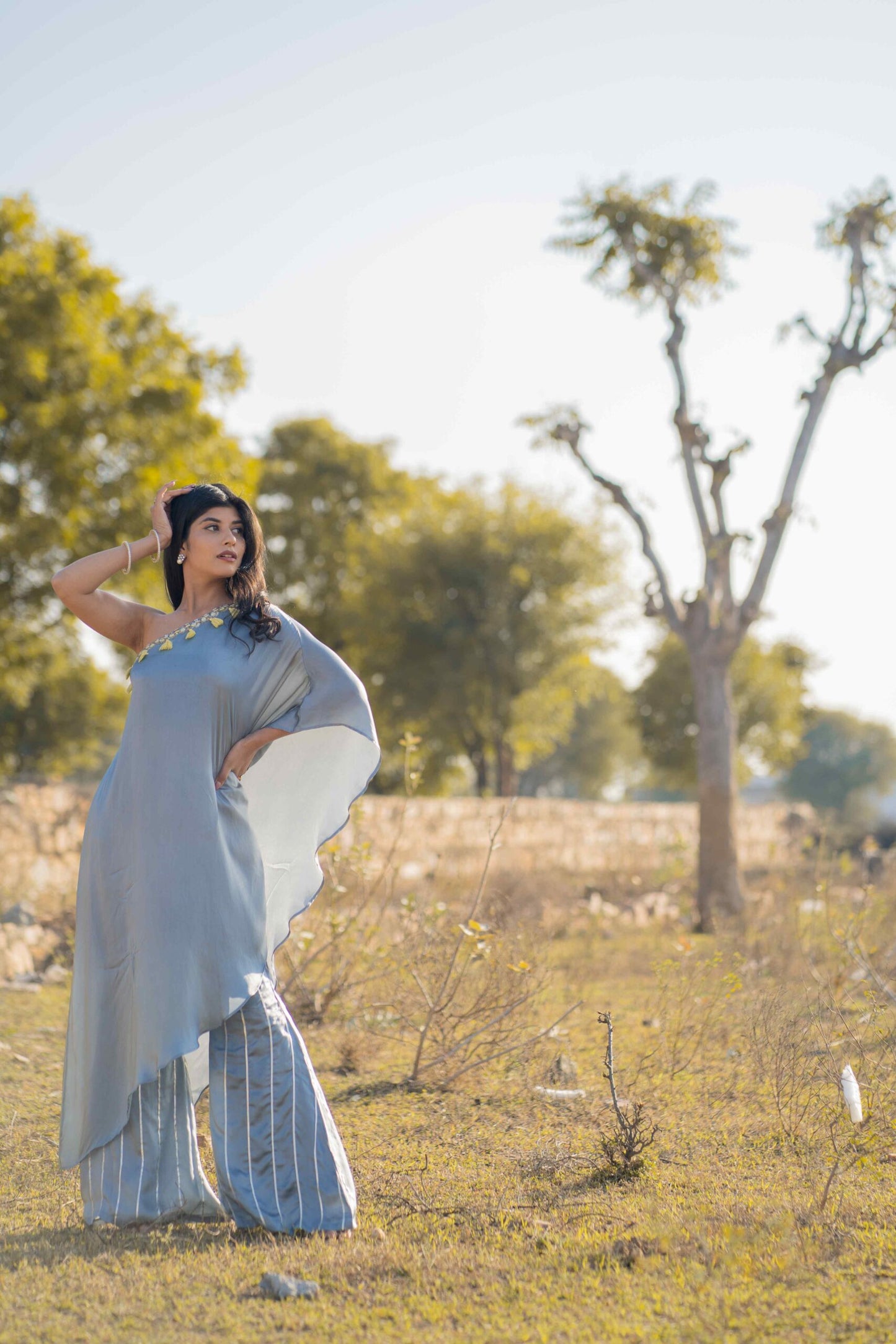 GALAXY ONE SHOULDER SET